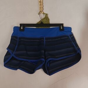 🐞Lululemon athletica Blue and Black Women Shorts